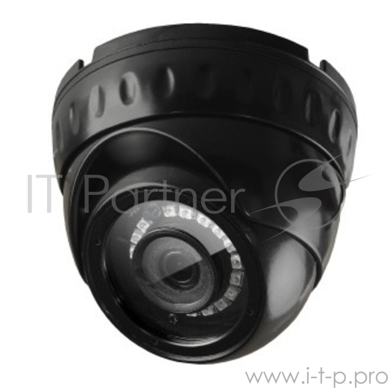 GINZZU (HAD-1035O) black 1.0Mp Купольная Камера Видеонаблюдения: - купольная камера 4 в1 (AHD,TVI,CVI,CVBS) 1.0Mp (1/4