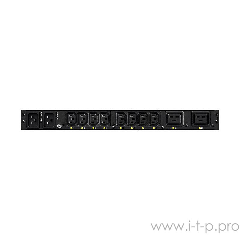 Автомат ввода резерва ATS CyberPower 20SWHVIEC10ATNET 1U ,Switched 240V/16A, IEC320-C20 plug