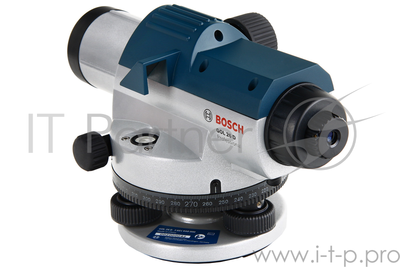 Лазерные дальномеры, уровни, детекторы Bosch GOL 26 D Нивелир оптический ( до100 м, увелич.26x, точн.1,6мм/30мм, объектив 36мм, 1,7кг, кейс) 601068000