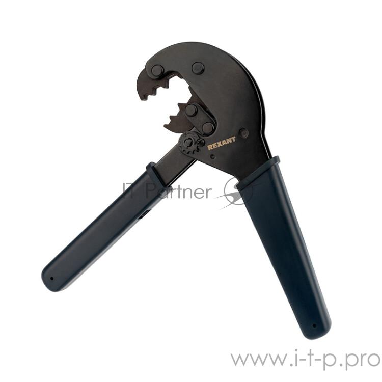 REXANT Кримпер для обжима F и BNC разъёмов RG-58, RG-6, RG-11, RG-213 /ht-106-E/ 12-3204