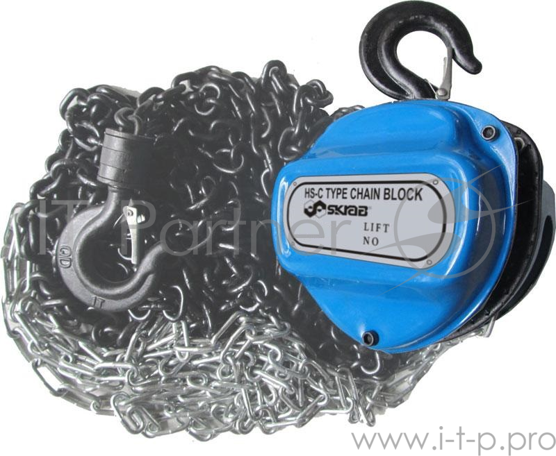 Таль механическая SKRAB 26496 цепная 1т высота подъема 9м