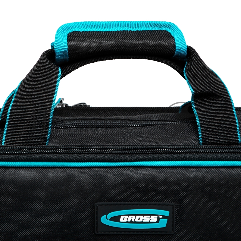 GROSS Сумка для инструмента Meister, 31 карман, отсек для ноутбука, наплечный ремень 90271