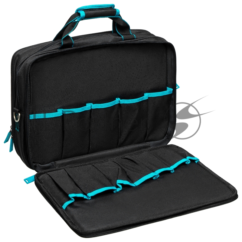 GROSS Сумка для инструмента Meister, 31 карман, отсек для ноутбука, наплечный ремень 90271