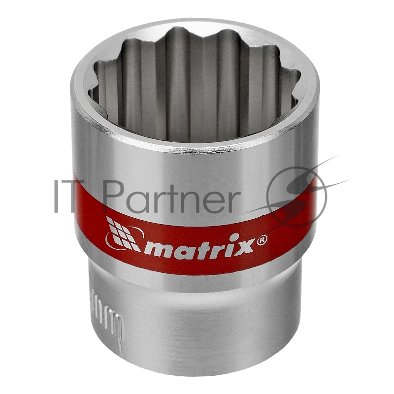 MATRIX Набор торцевых головок, 3/8, 12-ти гр., CrV, 10шт., 9-19мм // 13595