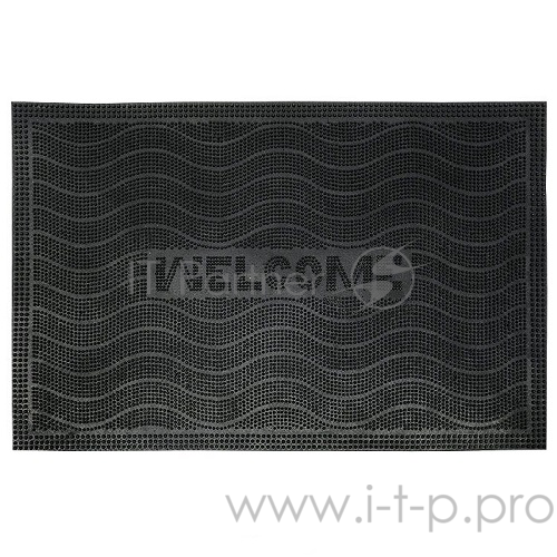 Коврик VORTEX 20006 придверный 40*60 см, черный, Welcome /20