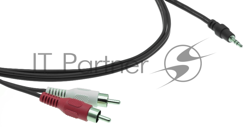 Кабель 3.5mm Audio на 2 RCA (Вилка - Вилки), 0,9 м 3.5mm to 2 RCA Breakout Cable 0.9m