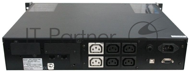 Источник бесперебойного питания Powercom King Pro RM KIN-1500AP RM 900Вт 1500ВА черный