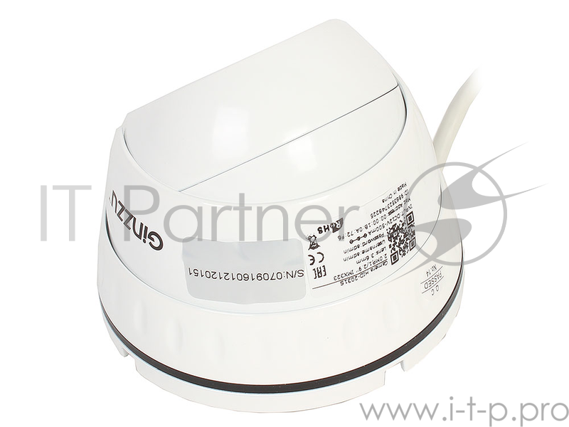 Камера Видеонаблюдения GINZZU (HID-2031S) 2.0Mp купольная IP: - купольная камера IP 2.0Mp (1/2.9