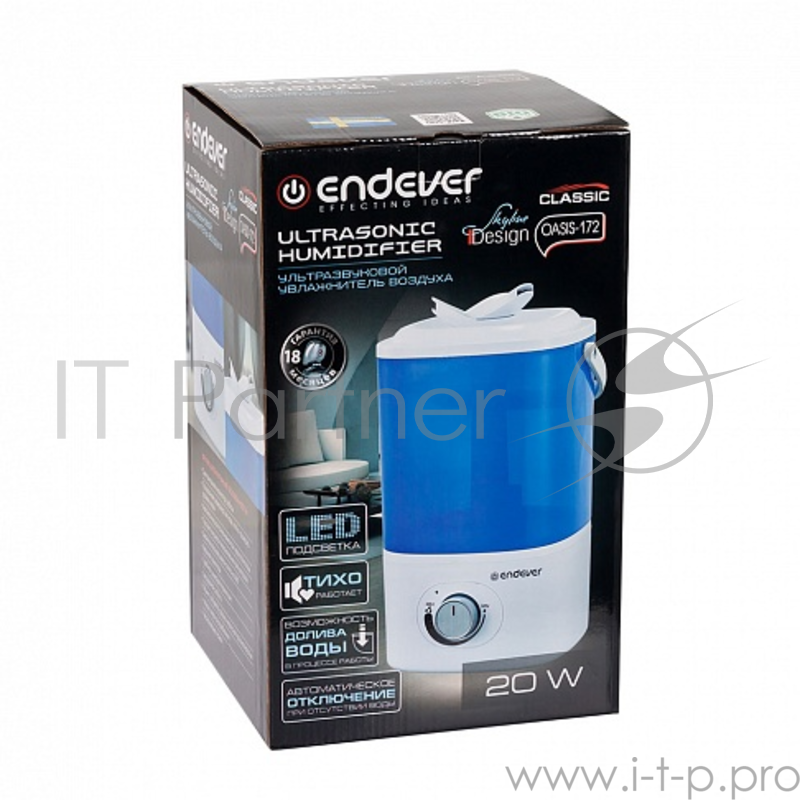 Ультразвуковой увлажнитель воздуха Endever Oasis-172