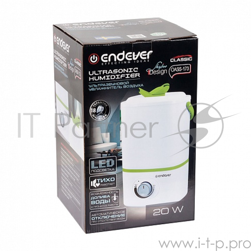Ультразвуковой увлажнитель воздуха Endever Oasis-173