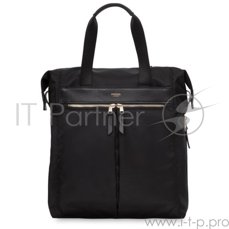Рюкзак Knomo Chiltern для ноутбука до 15.6''. Материал нейлон, кожа натуральная. Цвет черный.