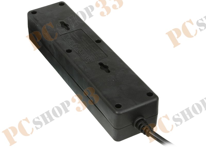 Сетевой фильтр на 3 розетки Sven Optima Base, черный (3.0м)