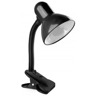 Настольный светильник Camelion KD-320 C02 с прищепкой, черный