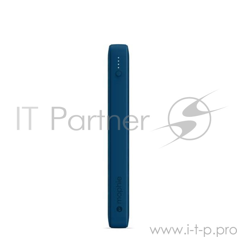 Внешний портативный аккумулятор Mophie PowerStation 2019. Емкость 10000 мАч. Цвет темно-синий.