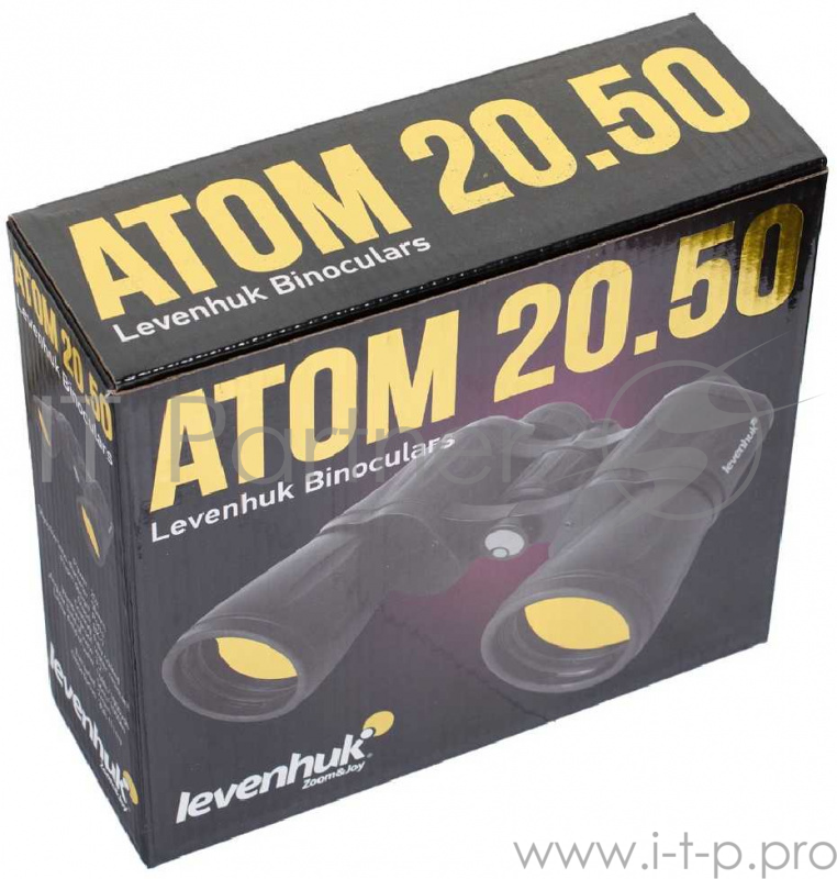 Бинокль Levenhuk 20-20x 50мм Atom 20x50 черный (67683)