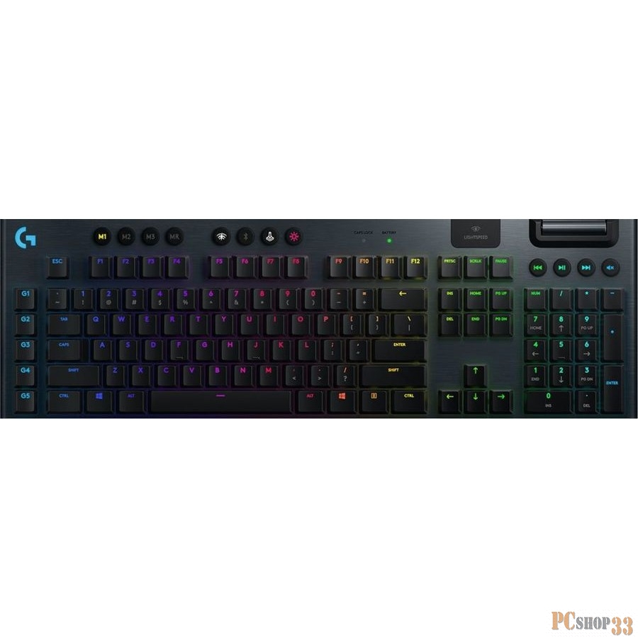 (920-008909) Клавиатура Logitech RGB Mechanical Gaming Keyboard G915 TACTILE SWITCH