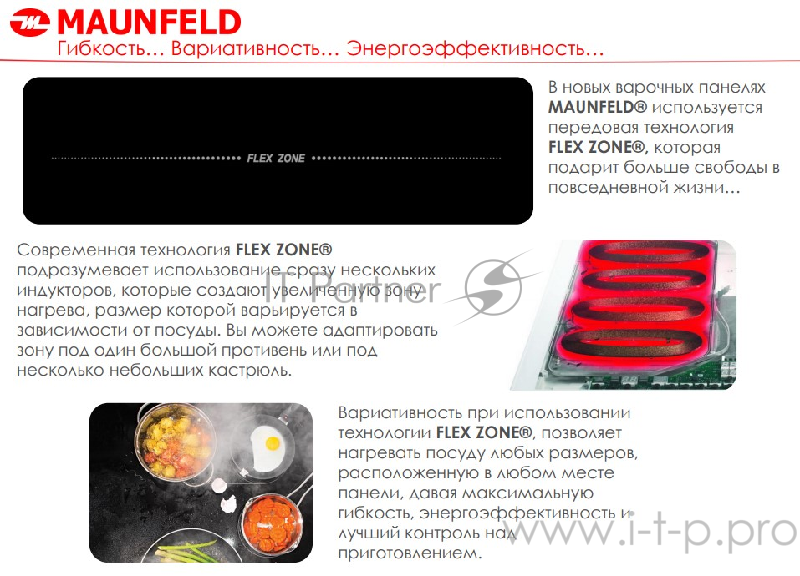 Электрическая индукционная панель MAUNFELD EVI.594.FL2(S)-BK