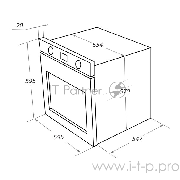 Шкаф духовой электрический MAUNFELD EOEH.7611BG
