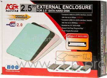 Контейнер для HDD AgeStar SUB2O7 (BLACK) Мобил рек 2.5