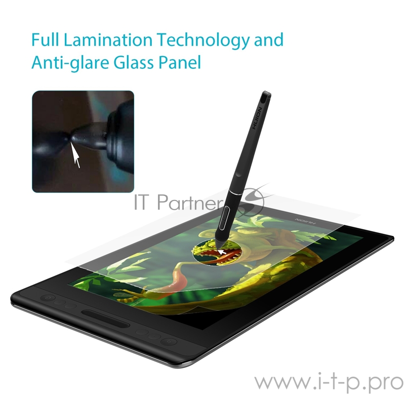 Интерактивный дисплей Сенсорный монитор Huion KAMVAS Pro 12