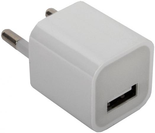 Аксессуар Orient Зарядное устройство USB от эл.сети PU-2301, DC 5V, 1000mA, размер 26х26х28мм, белый