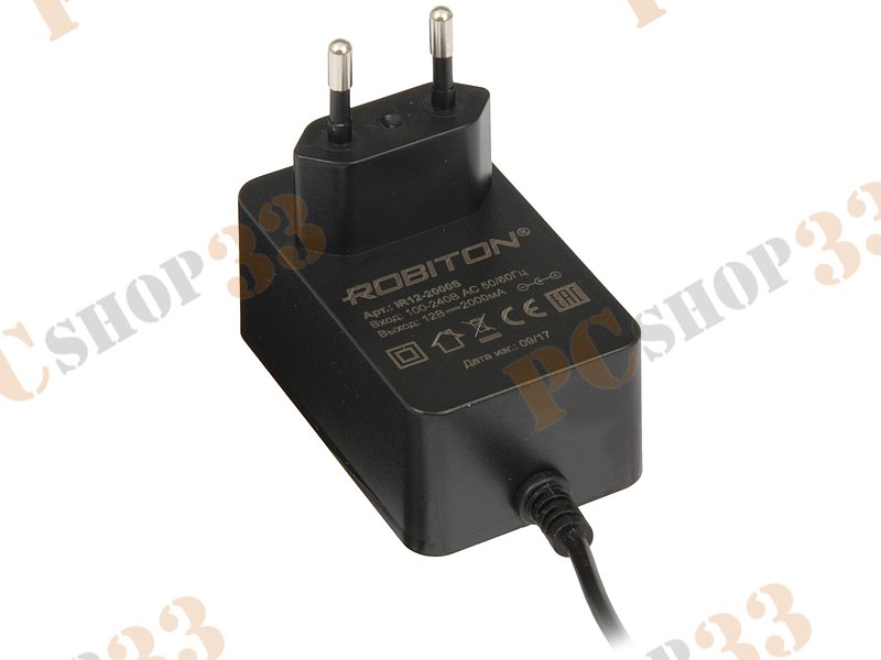 Блок питания Robiton IR12-2000S 12В, 2000мА, G, импульсный