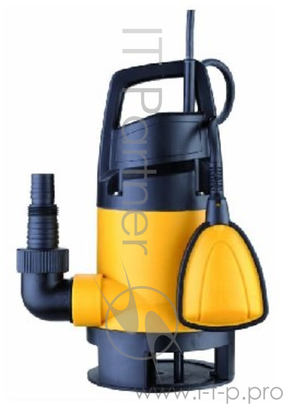 ХОЗЯИН НДП-400-35(400Вт, напор 5м, расход 9 куб.метр/час, вес 4,0кг, для загрязненной паводковой и грунтовой воды, размер частиц до 35мм, глубина погр. 5м, темп.жидк. до +35град. корпус-пластик, раб.колесо-пластик, кабель 10м.)