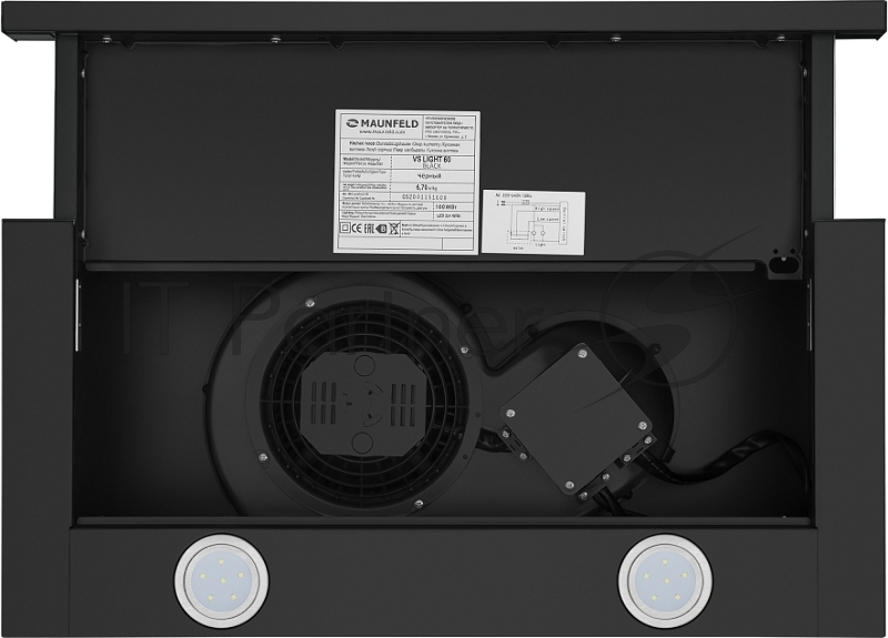 ВЫТЯЖКА MAUNFELD VS LIGHT 50 ЧЕРНЫЙ