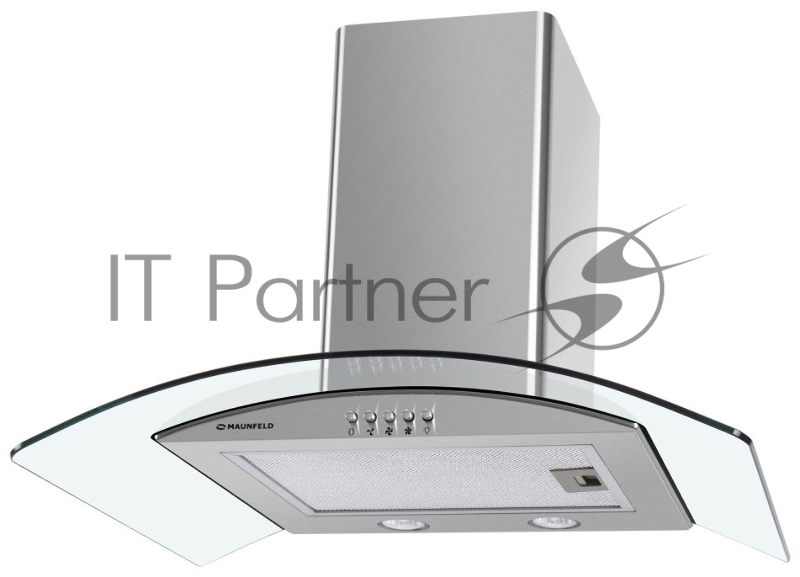 Вытяжка MAUNFELD ANCONA PlusA 50 серебристый прозрачное стекло