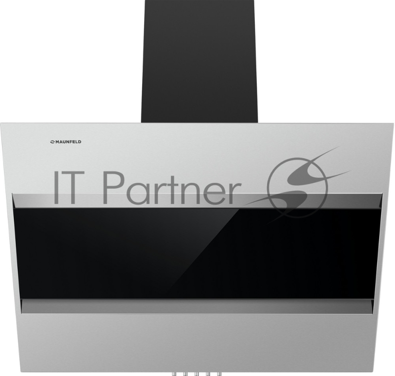 Вытяжка MAUNFELD BRIDGE 50 нержавеющая сталь - черное стекло