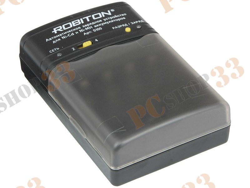 Зарядное устройство Robiton Smart S100, 4xAA/AAA Ni-MH/Ni-Cd
