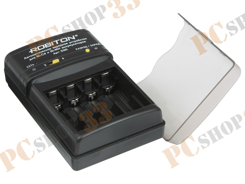 Зарядное устройство Robiton Smart S100, 4xAA/AAA Ni-MH/Ni-Cd