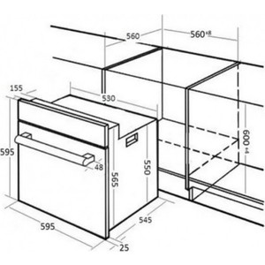 Электрический духовой шкаф Kuppersberg Эл. независимый духовой шкаф, Multifunction, 9 режимов(Традиционный нагрев с конвекцией, Традиционный нагрев, Нижний нагрев, Гриль, Макси-Гриль, Макси-Гриль с конвекцией, Разморозка, Быстрый нагрев, Освещение) а