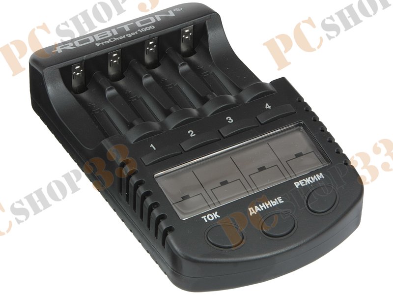 Зарядное устройство Robiton ProCharger1000, 4xAA/AAA Ni-MH/Ni-Cd