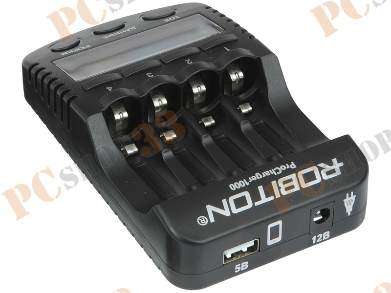 Зарядное устройство Robiton ProCharger1000, 4xAA/AAA Ni-MH/Ni-Cd