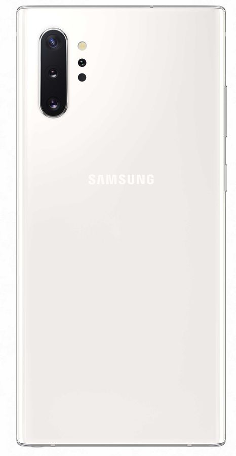 Смартфон Samsung SM-N975F Galaxy Note 10+ 256Gb 12Gb белый моноблок 3G 4G 2Sim 6.8 1440x3040 Android 9.0 16Mpix 802.11 a/b/g/n/ac/ax NFC GPS GSM900/1