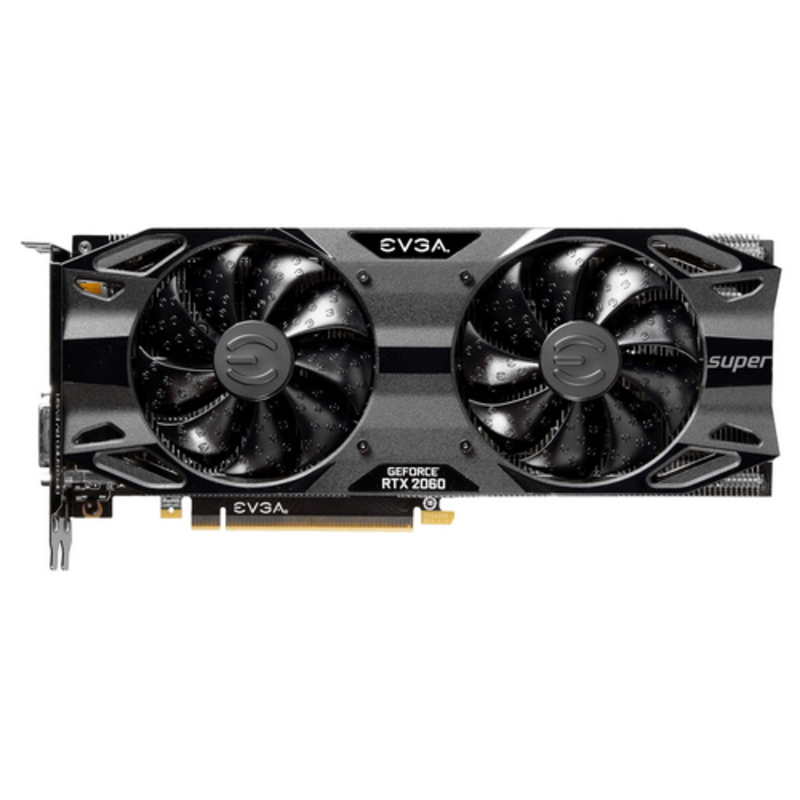 Видеокарта Evga RTX 2060 SUPER SC ULTRA GAMING, PCI-Ex16 3.0, 8GB, GDDR6, 256bit, DVI-D/HDMI/2xDP 08G-P4-3067-KR