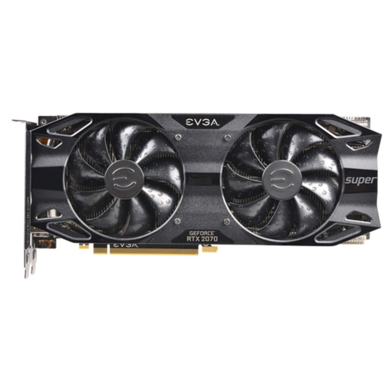 Видеокарта Evga RTX 2070 SUPER BLACK GAMING, PCI-Ex16 3.0, 8GB, GDDR6, 256bit, HDMI/3xDP/USB Type-C (08G-P4-3071-KR)