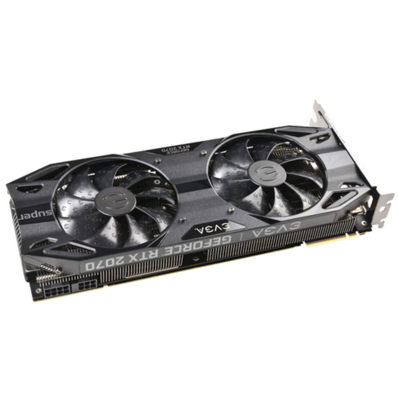 Видеокарта Evga RTX 2070 SUPER BLACK GAMING, PCI-Ex16 3.0, 8GB, GDDR6, 256bit, HDMI/3xDP/USB Type-C (08G-P4-3071-KR)