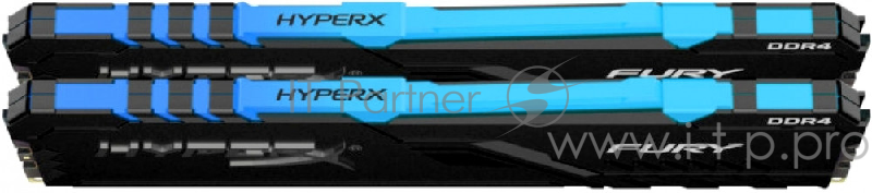 Модуль памяти Kingston DRAM 16GB 2400MHz DDR4 CL15 DIMM (Kit of 2) 1Rx8 HyperX FURY RGB EAN: 740617293180