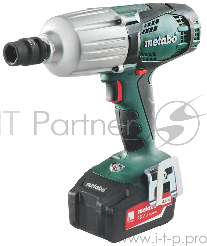 Дрель, Шуруповерт Metabo SSW 18 LTX 600 Аккумуляторный гайковерт 602198500 { 18В, 600 Нм, 2х4.0Ач,кейс , вес 3.1 кг }