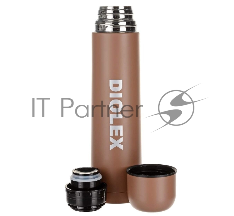 500DX-2-C Термос Diolex ( с узким горлом 0,5 цветной /красный, синий,какао)