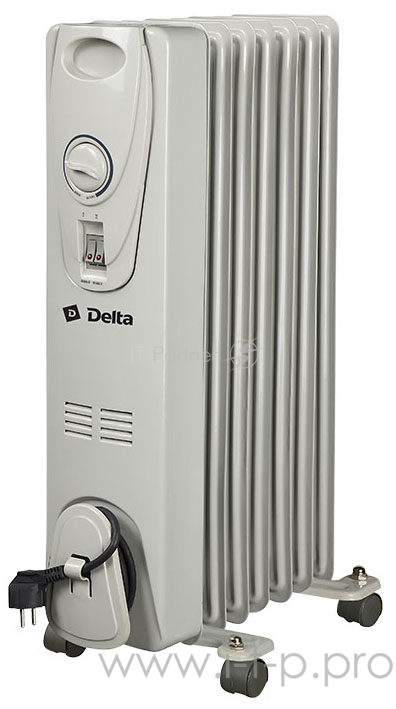 Масл.обогреватель DELTA D25-7 (7 секций, 1500 Вт)