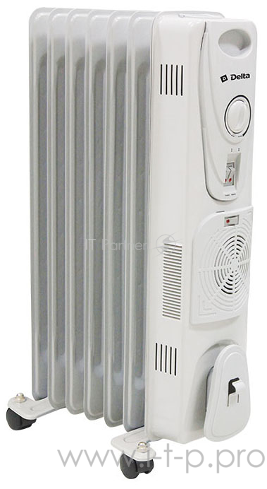 Масляный обогреватель DELTA D25F-7 (7 секций, 1500 Вт, с вент.)