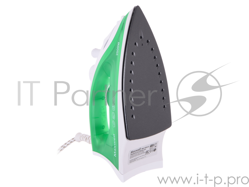 Утюг Maxwell MW-3054 (G) Мощность 2000 Вт,подошва с антипригарным покрытием,паровой удар