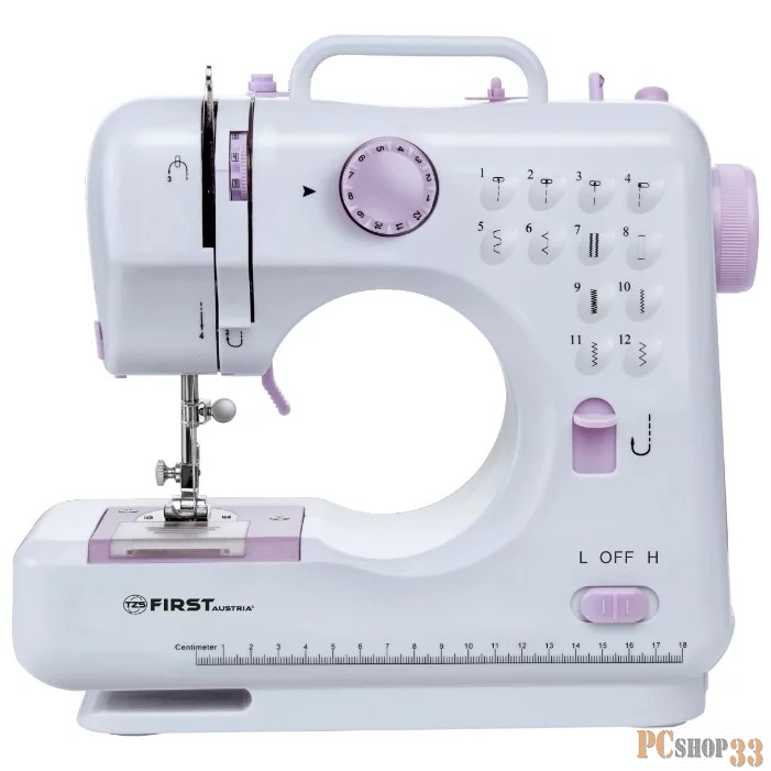 Швейная машинка FIRST FA-5700-2 Purple электропитание: dc 6 в 1200 ма / от 4 батареи аа
