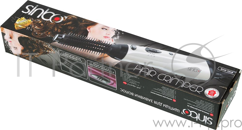 Фен-щетка Sinbo SHD 7013 400Вт синий