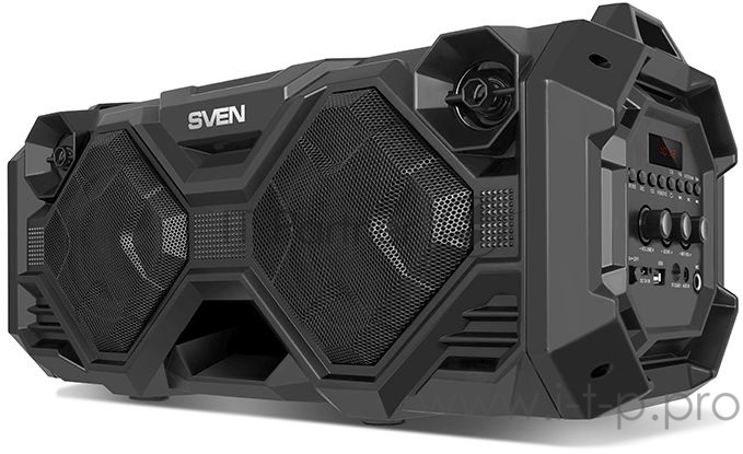 Колонка 2.0 SVEN PS-490 черный (36 Вт, Bluetooth, FM, USB, microSD)
