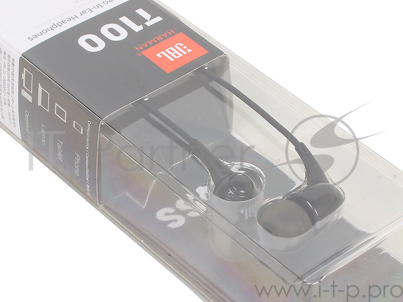 JBL T100 Наушники-гарнитура (вкладыши), белый