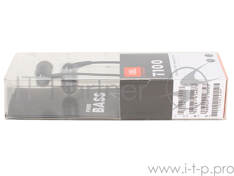JBL T100 Наушники-гарнитура (вкладыши), белый